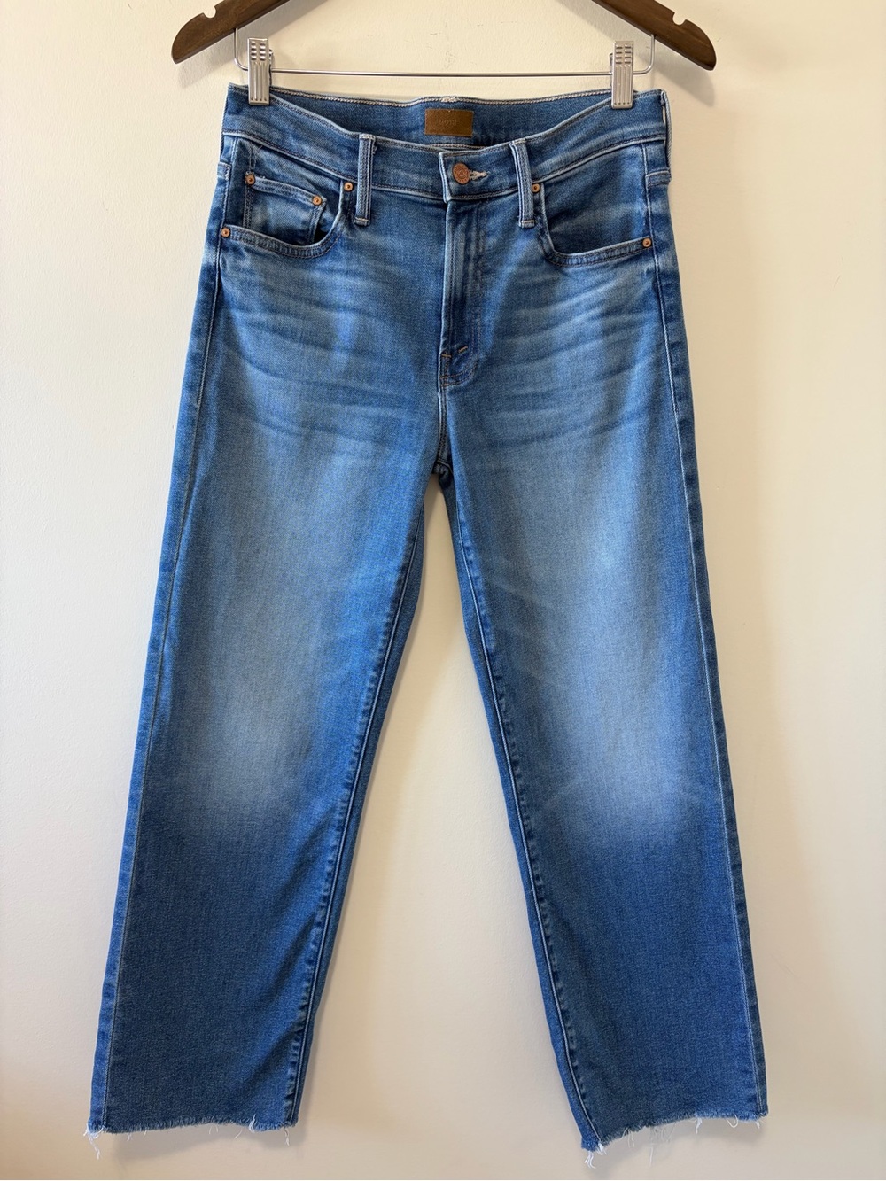 MOTHER - Mid Rise Rambler Zip Ankle Fray in Enjoy the Ride Size 27 - Picture 4 of 11